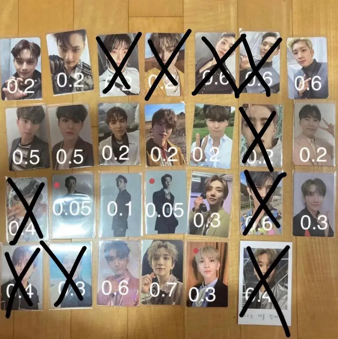 Seventeen Feathersun Unod joshua vernon jun wonwoo seungkwan mingyu s.coups Photocard