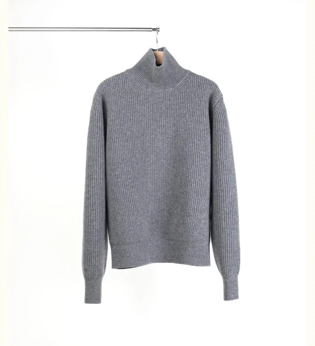 Earth's A Go Roverwool Turtleneck Melange Gray L