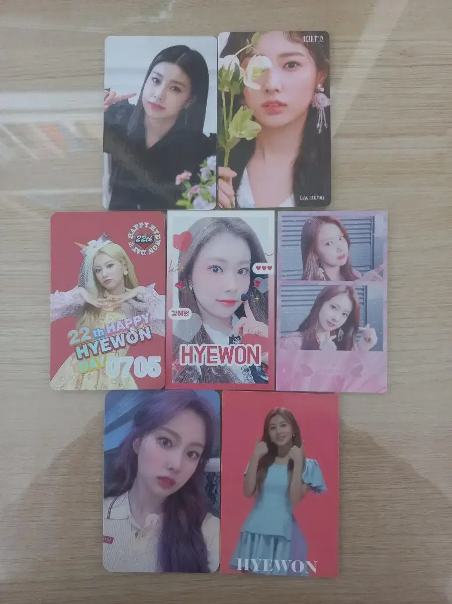 (Photocard Chapter 7)Hyewon Kang official goods unofficial goods photocard etc. in bulk