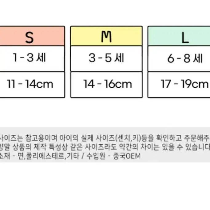 어린이집 유치원 초등학생 겨울 도톰 기모양말 5개 세트