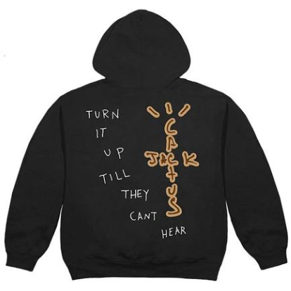 [M] Travis Scott Heist Black Hoodie