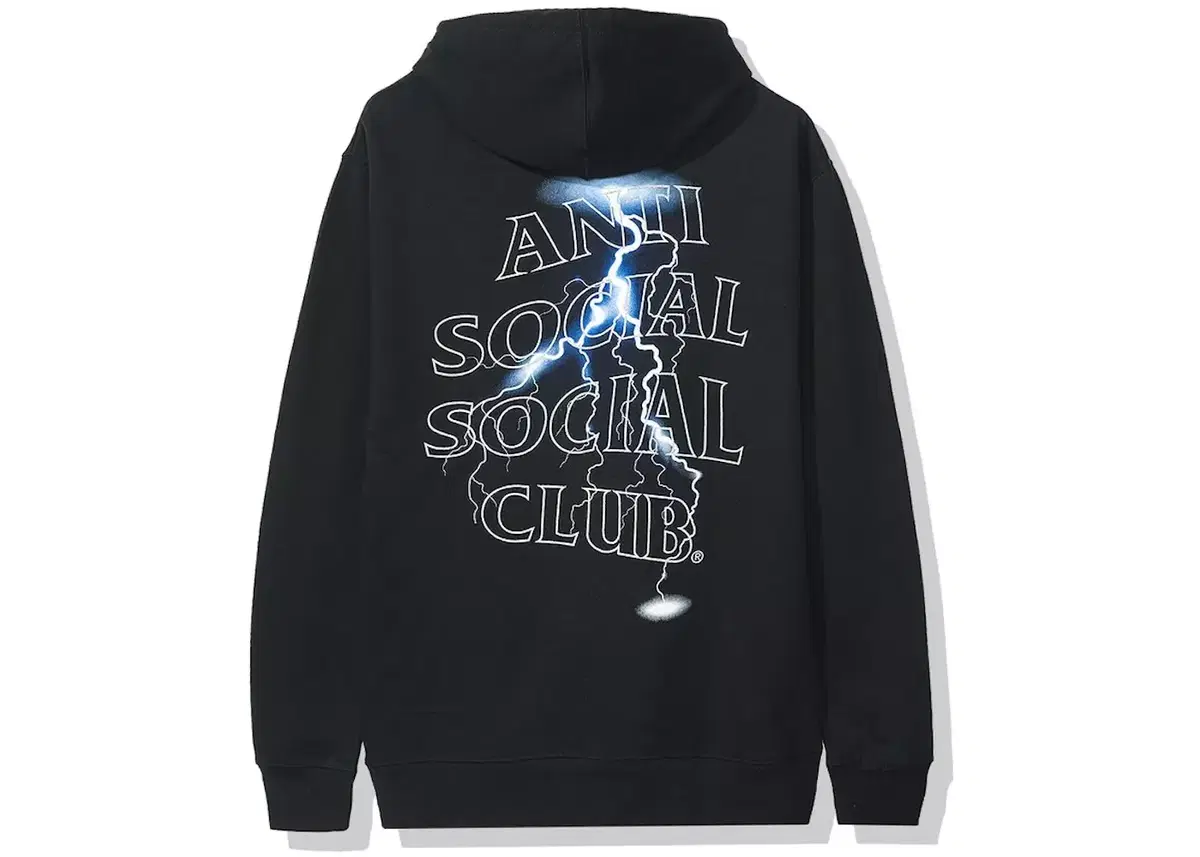 [M] Antisocial Social Club Twister Black Hoodie (당일배송접수)