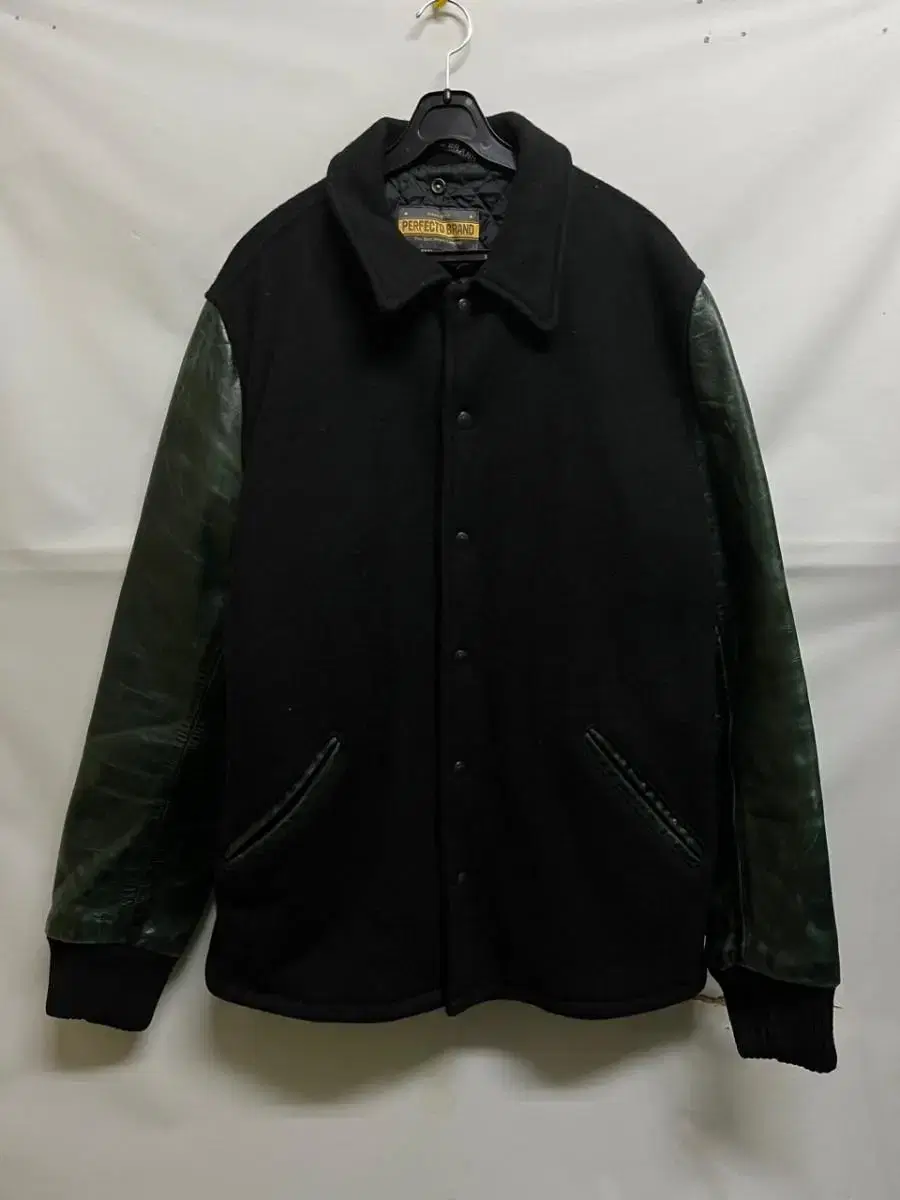 (XL) SCHOTT 쇼트  90'S 울 레더스타장