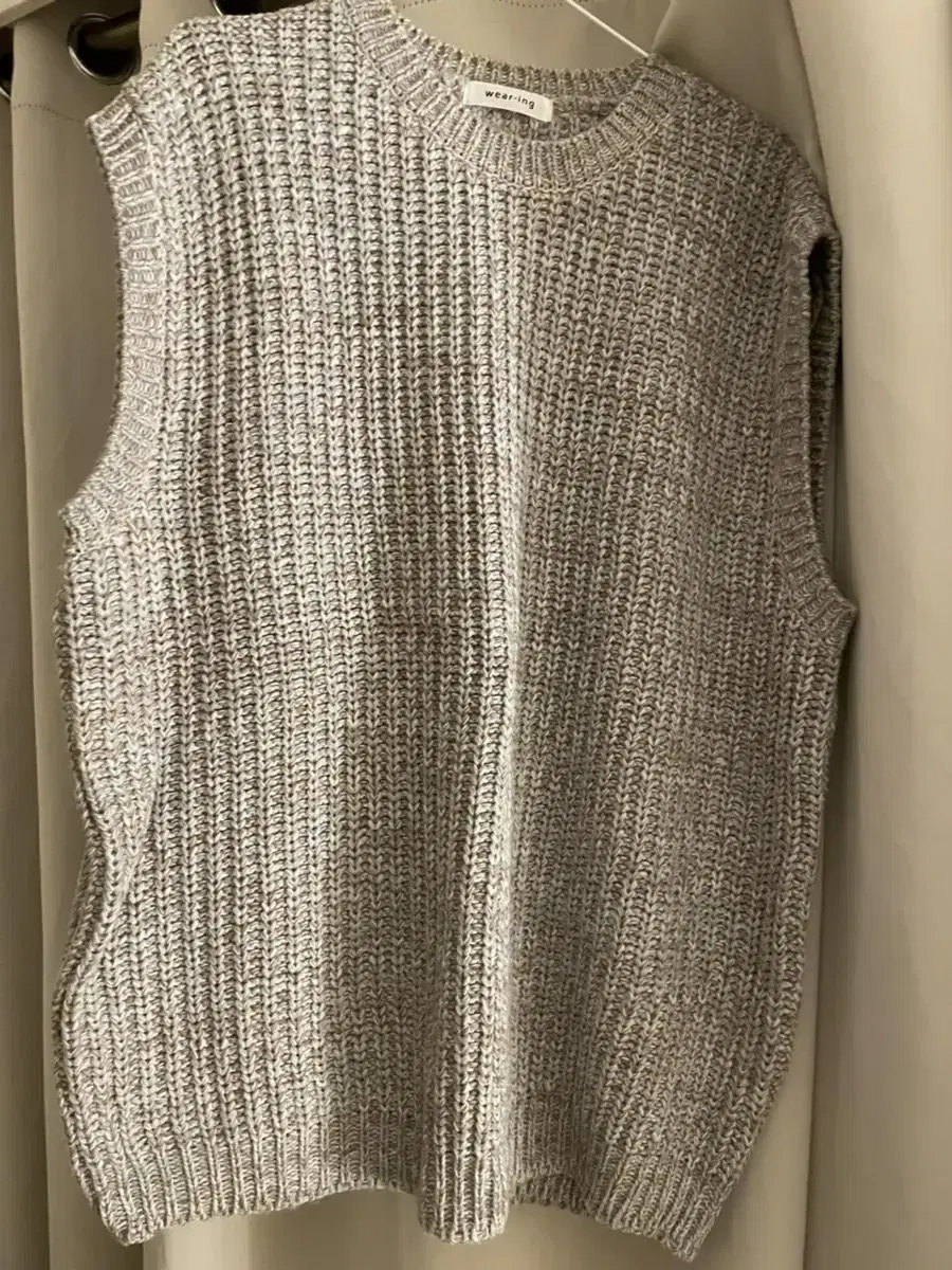 Bonded knit vest