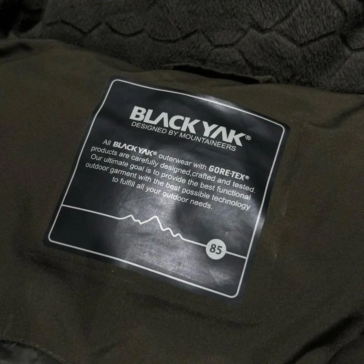 [ S ] Blackyak 블랙야크 카키 구스다운 점퍼