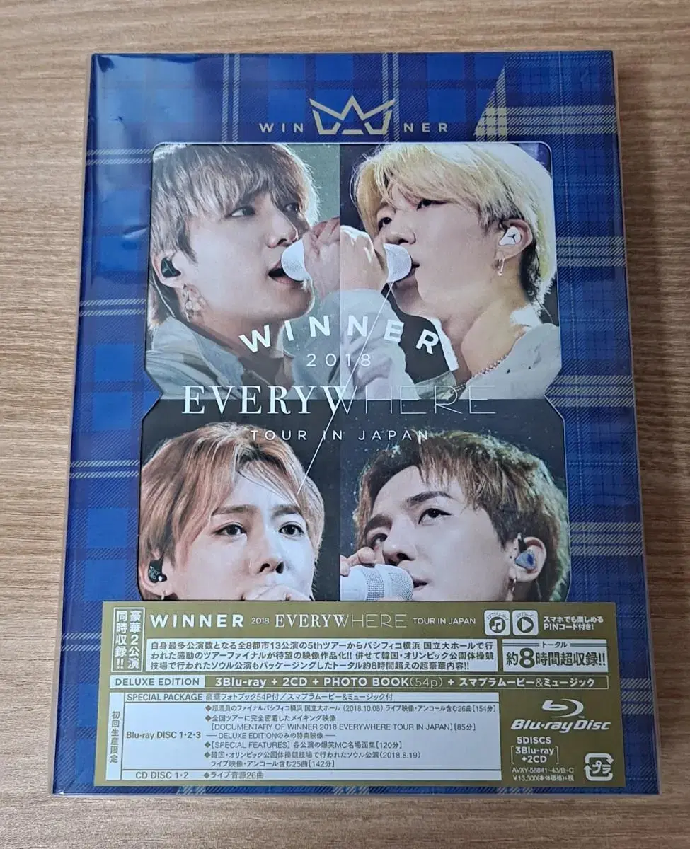 WINNER 2018 Japan Tour blu-ray (3BLU+2CD)