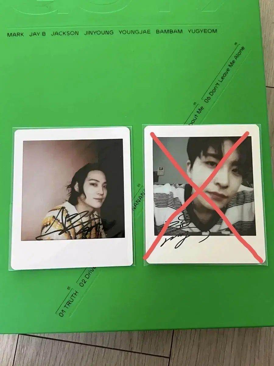 Got 7 recidivism youngjae pre-order benefit polaroid