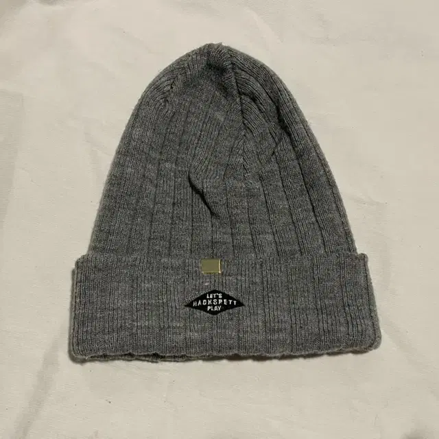 vintage gray beanie