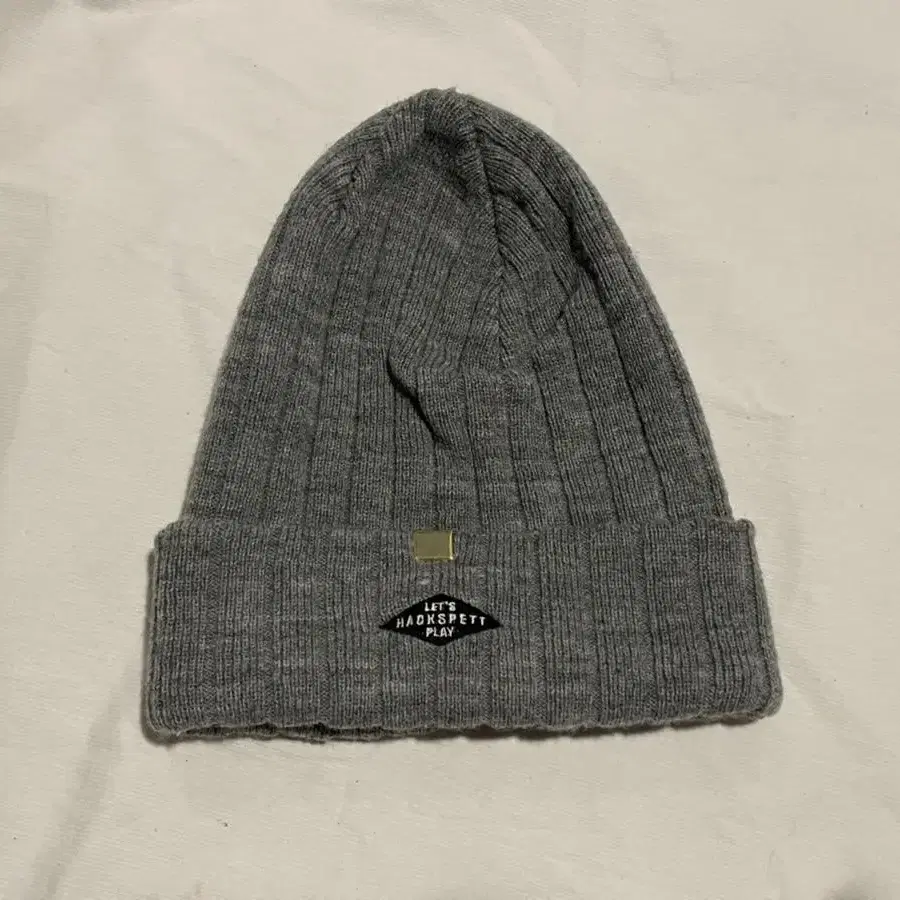 vintage gray beanie