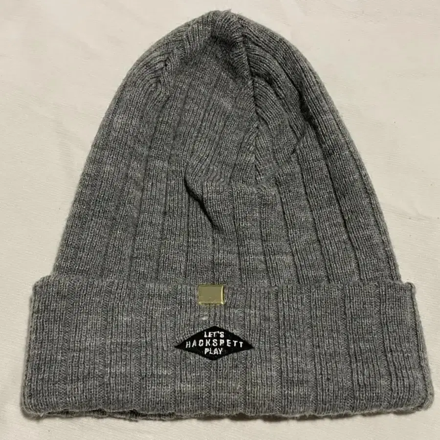 vintage gray beanie