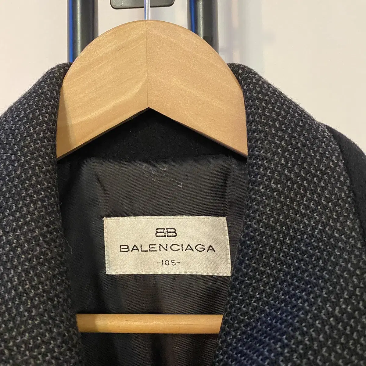 105 BALENCIAGA 발렌시아가 미니멀 점퍼 자켓 블랙