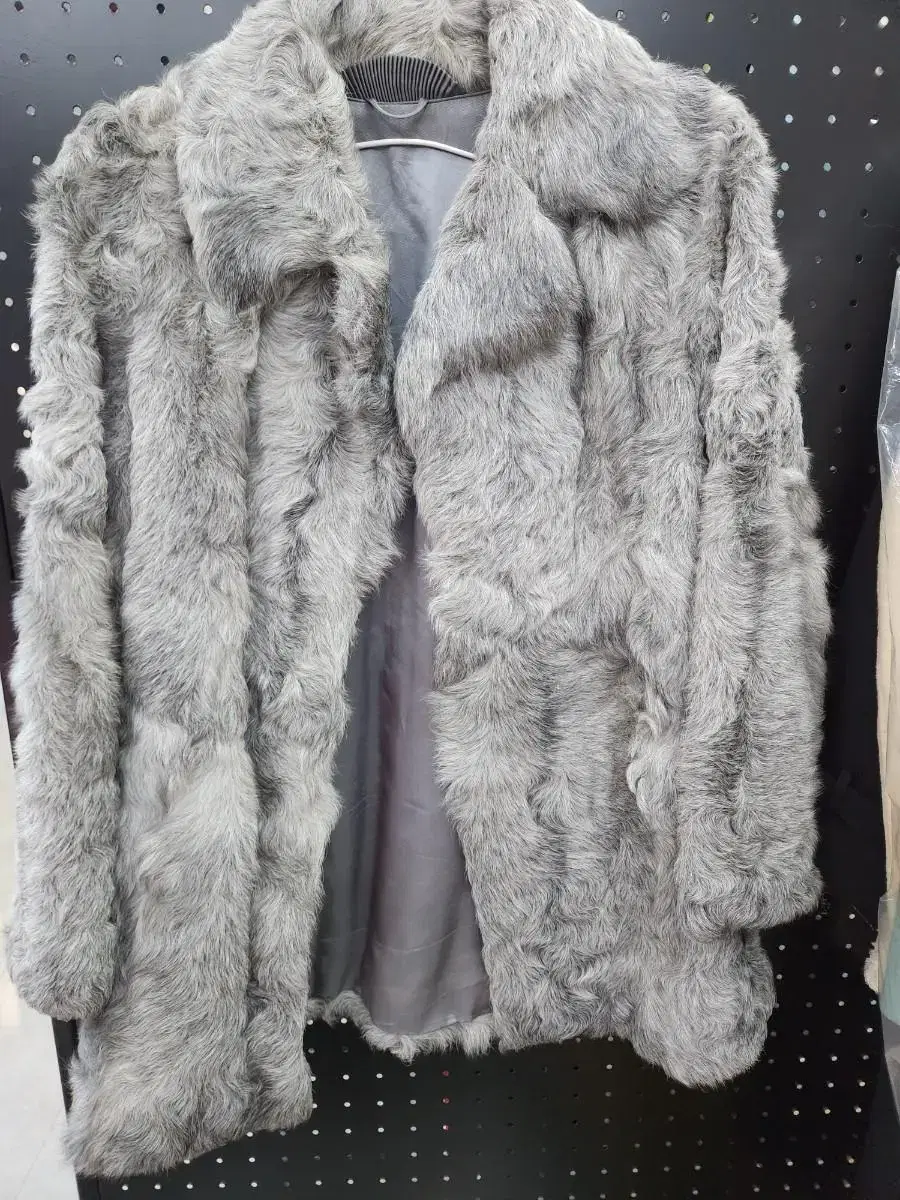 Real wool coat. Gray