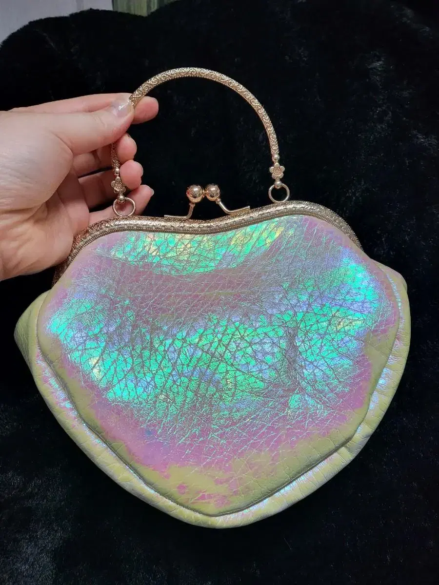 Heart Glitter Bag