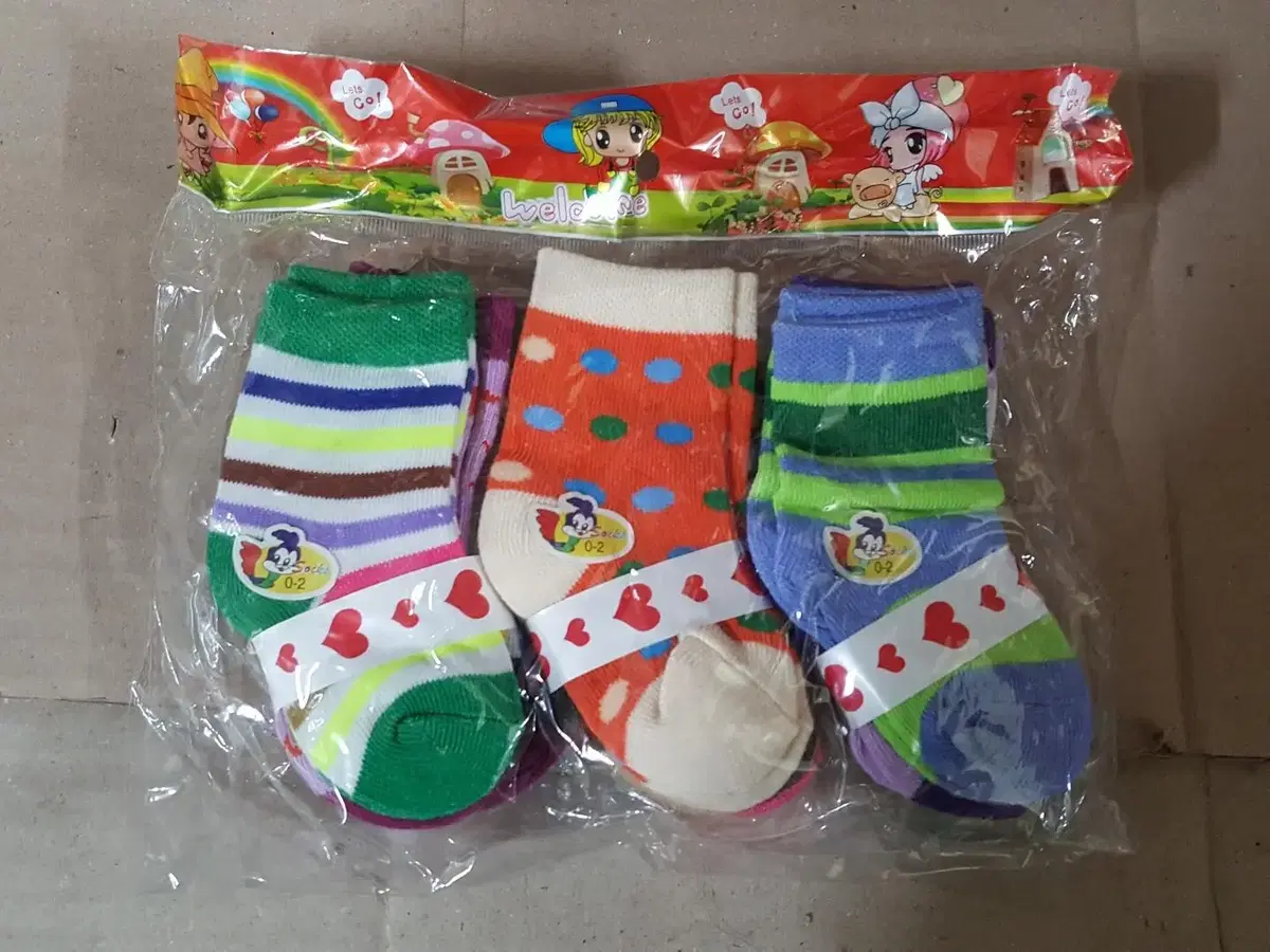 70-Youi Socks 0-3 Years Old-12-Piece Set