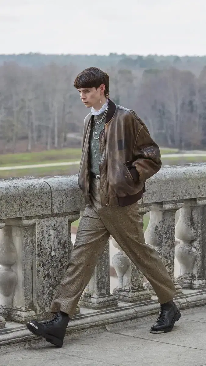 Seline F/W 21F/W Prince of Wales pants