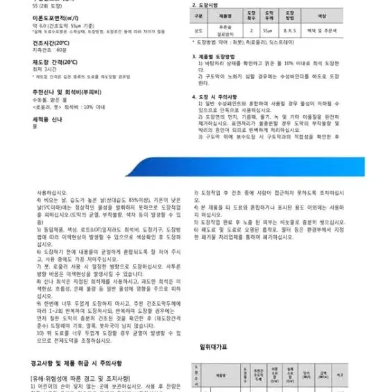 [새상품+무배] 첫사랑페인트 도배 벽칠 인테리어 제비스코 결로방지 고급