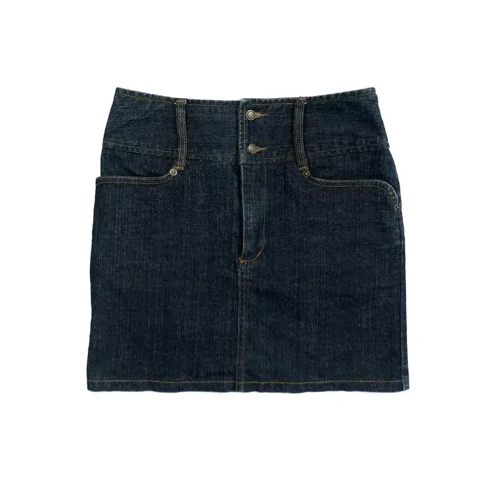 seven zing denim skirt