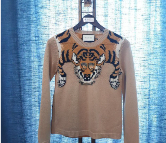 Gucci Tiger Intarsia Knit