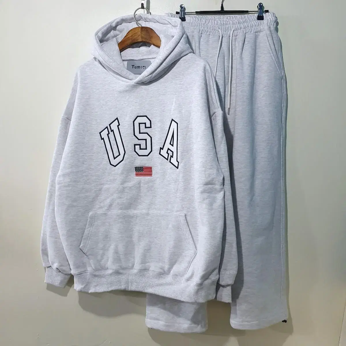 FW신상) USA 양기모 후드 세트 2color L,XL