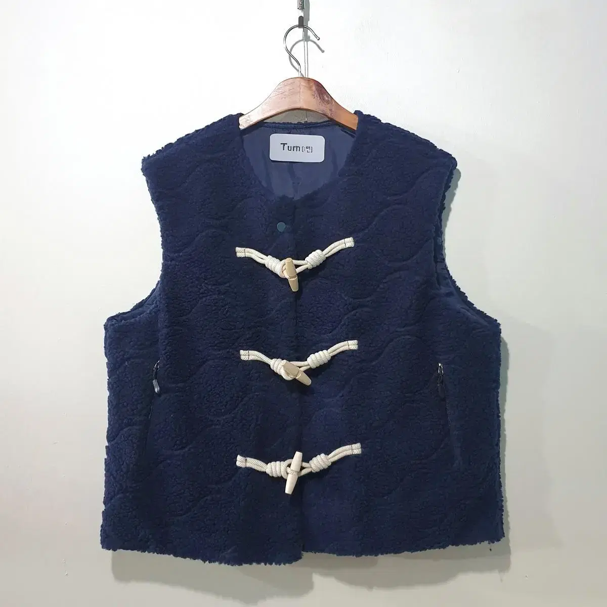 FW신상) 양모 toggle vest 3color