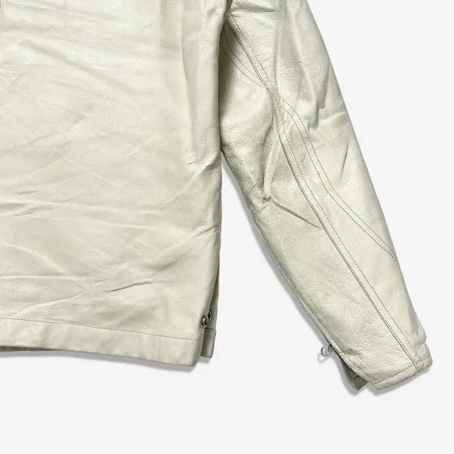 pig skin Chalk Single rider jacket