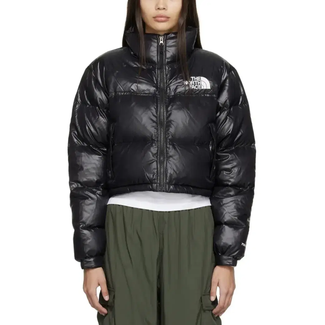 노스페이스 눕시 크롭패딩 TNF 눕시 700