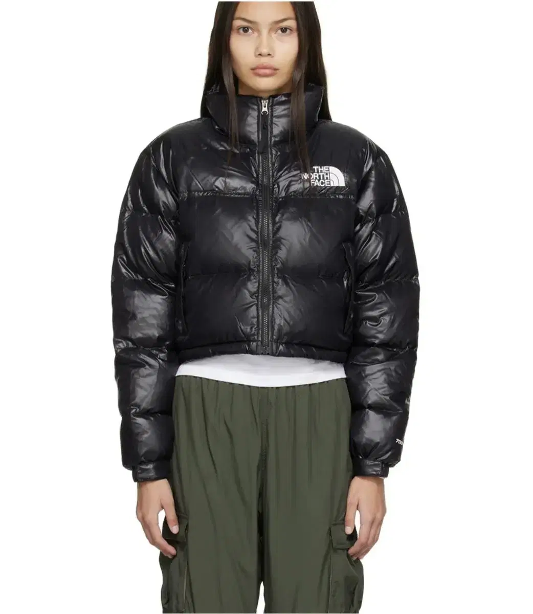 노스페이스 눕시 크롭패딩 TNF 눕시 700