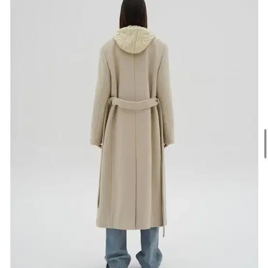 르바 Cashmere Robe Coat - Light Beige