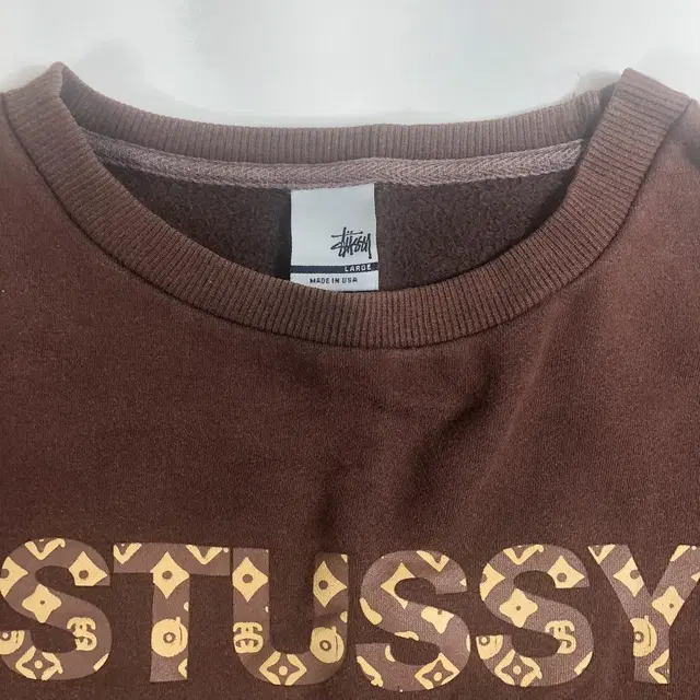 90s 스투시 stussy 루이비통 모노그램 맨투맨