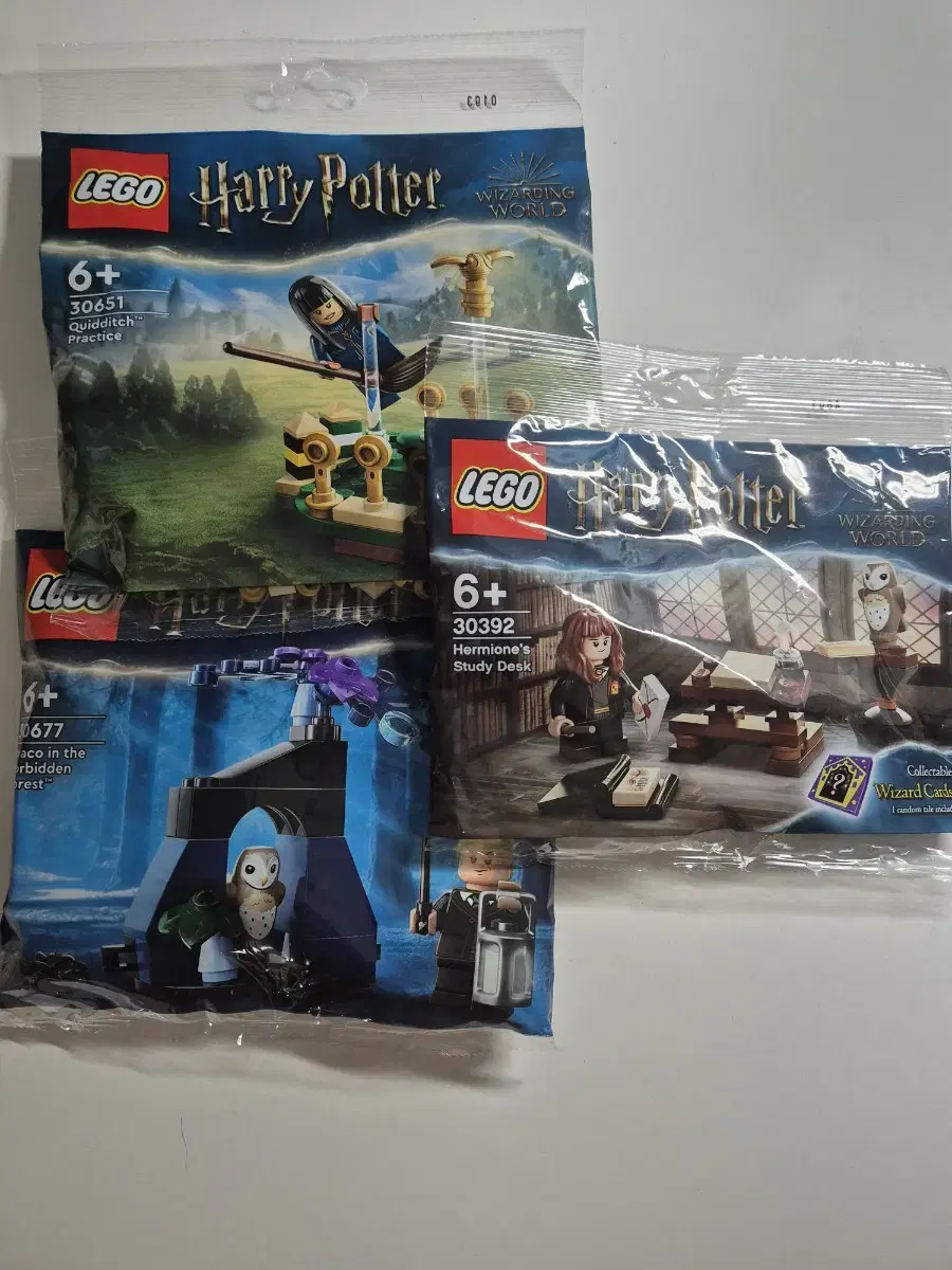 30392, 30677, 30651Trio of LEGO Harry Potter polybags