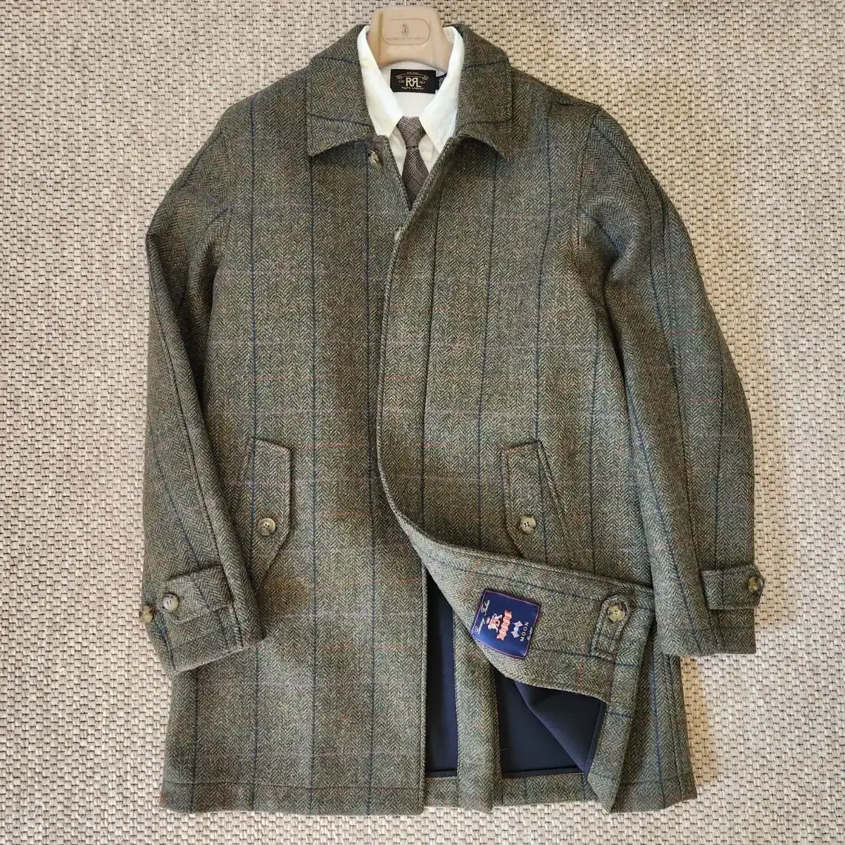 Baracuta Baracuta x British Moon Moon Top Quality Tweed Coat