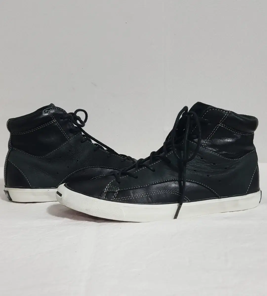 Converse high-top leather sneakers