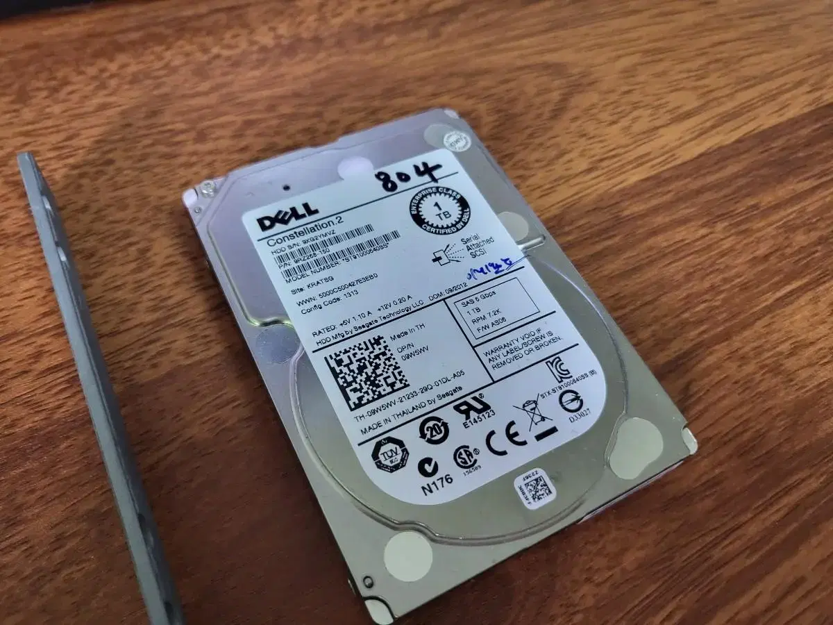 시게이트 Constellation.2 1TB 7.2k SAS HDD (델