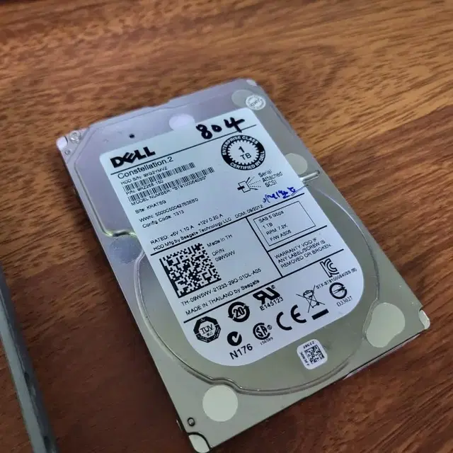 시게이트 Constellation.2 1TB 7.2k SAS HDD (델