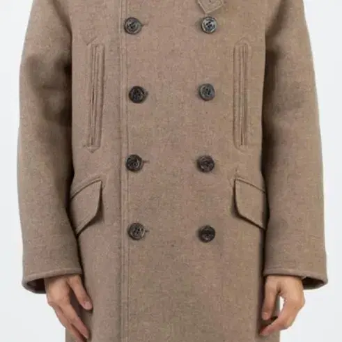 eastlogue pea coat beige -M