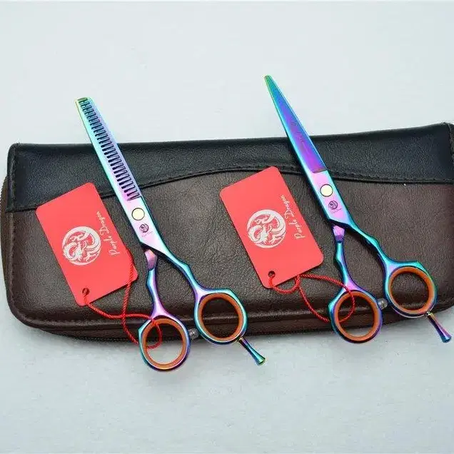 새 전문 미용사 정품 가위 Hair Scissors 미용실 헤어 디자인어