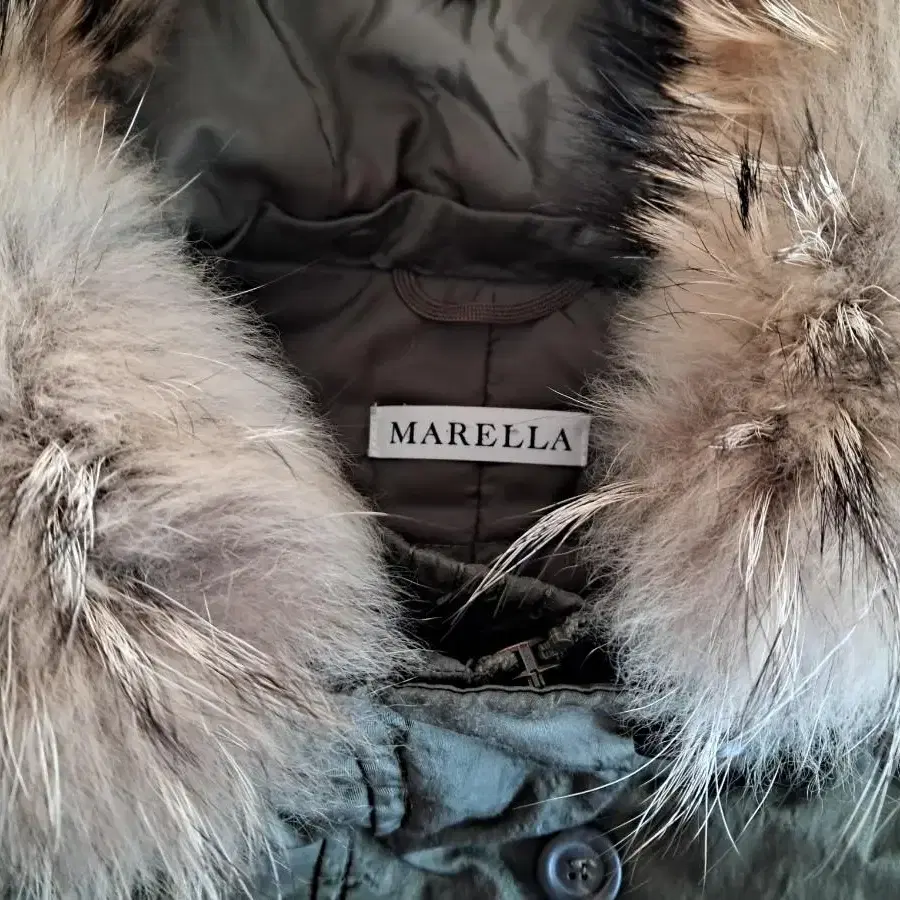 (*정리세일)막스마라 MARELLA 마렐라 퍼 후드 다운 패딩 점퍼