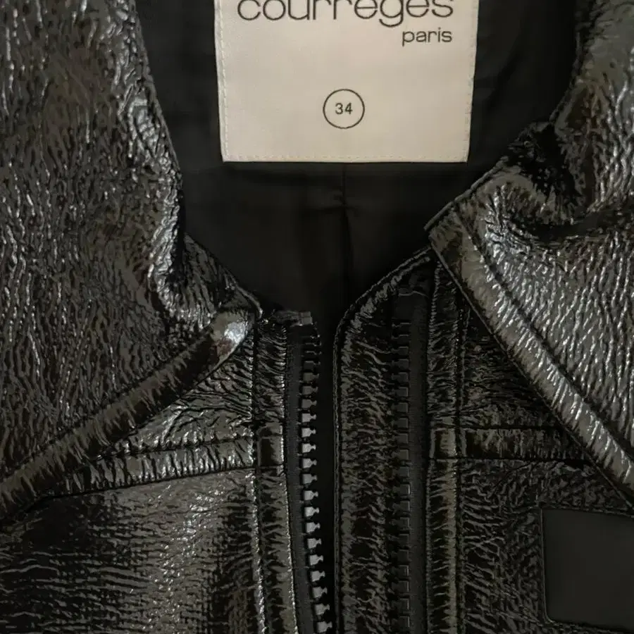 courreges 꾸레쥬 블루종 바이커자켓