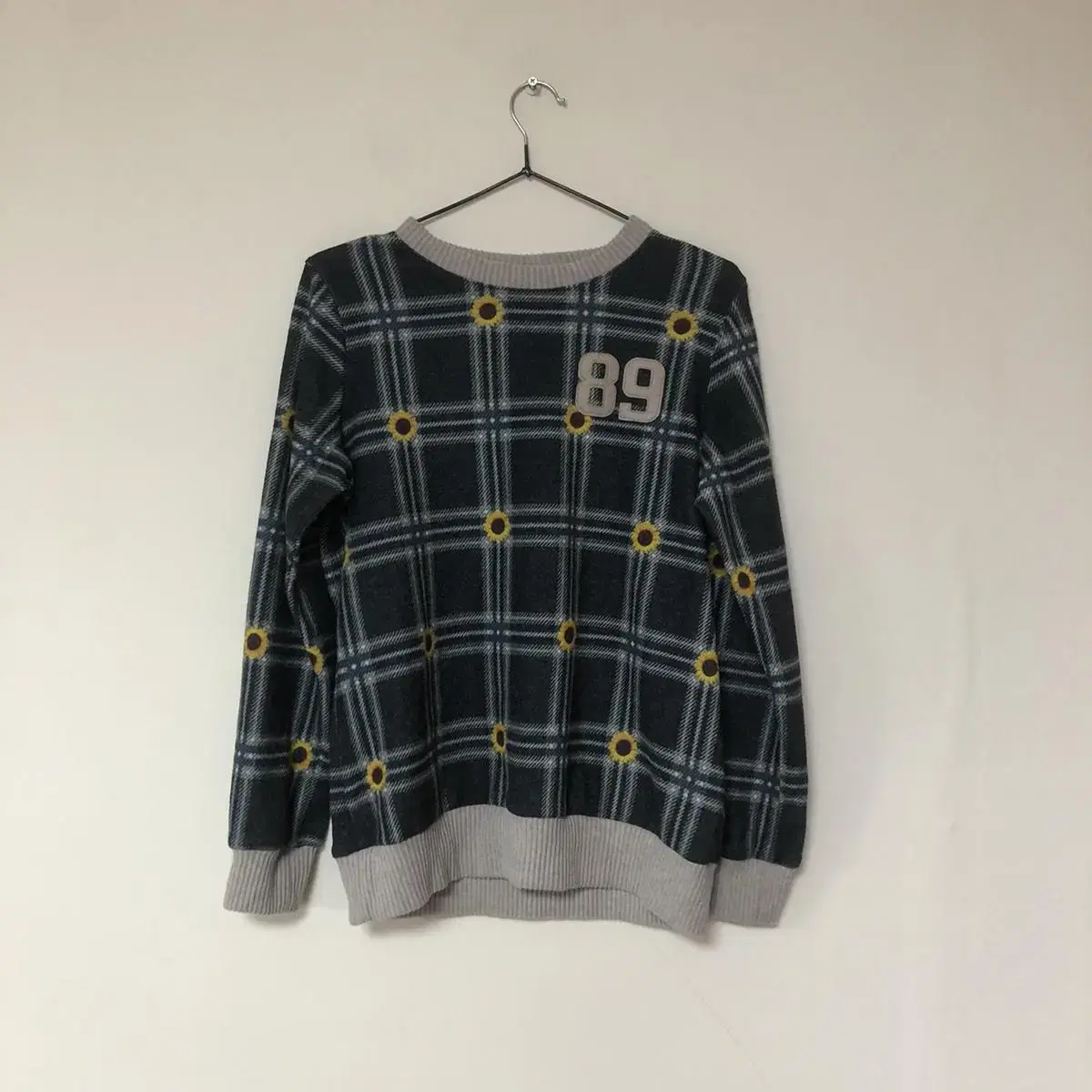 Vintage 89 sunflower check knit