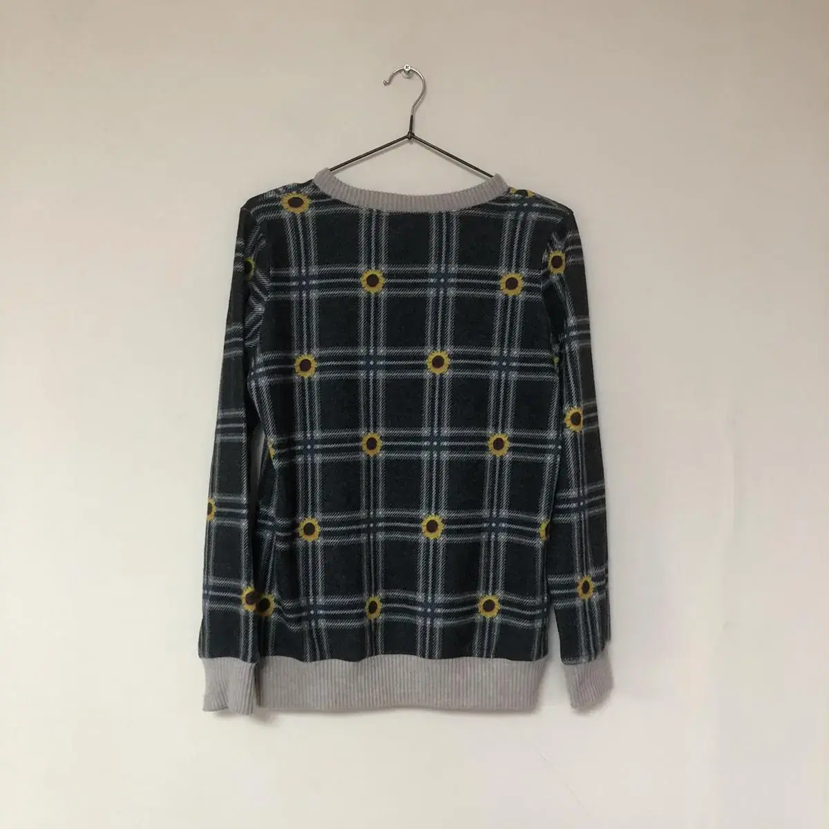 Vintage 89 sunflower check knit