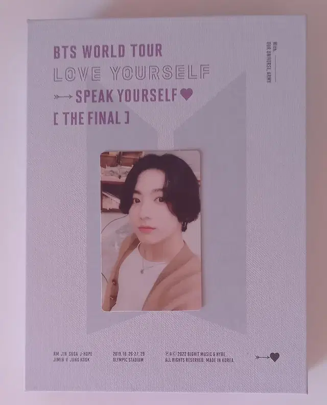 방탄 BTS 스픽콘파이널 스파콘 DVD 정국포카 풀셋