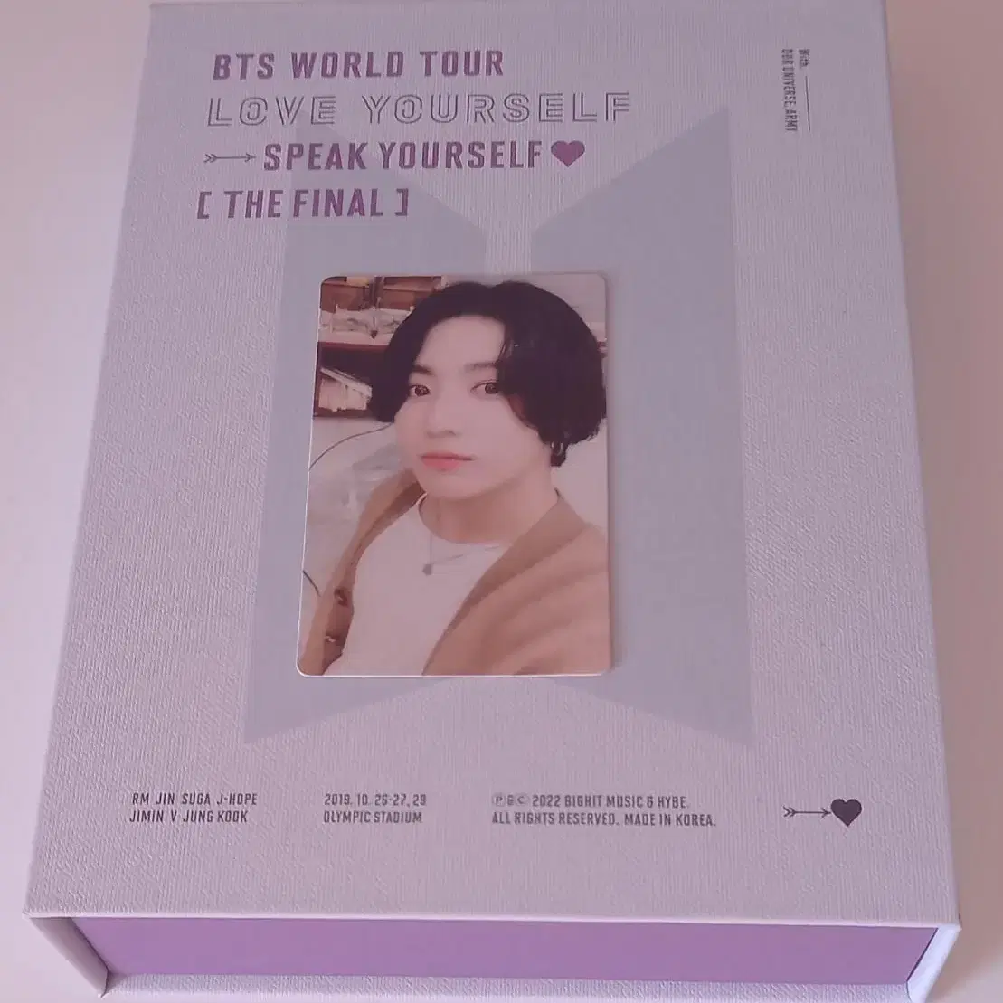 방탄 BTS 스픽콘파이널 스파콘 DVD 정국포카 풀셋