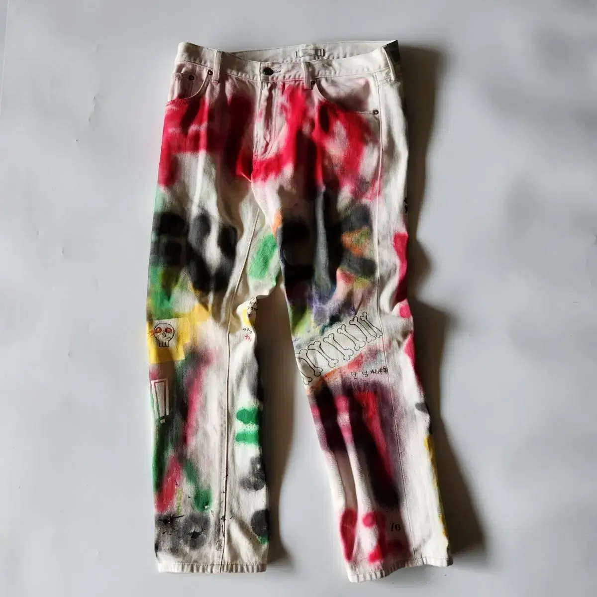 Vintage Art Painting Pants