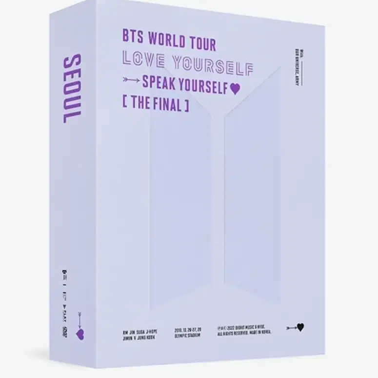 방탄 BTS 스파콘 DVD 풀세트(포카 제외)