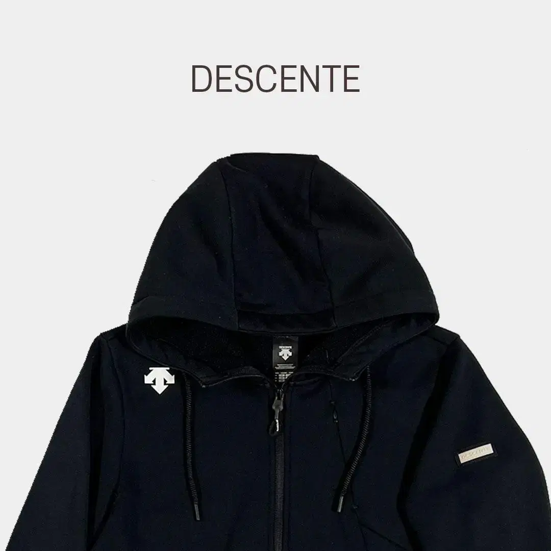 DESCENTE Logo-Printed Hooded Zip-Up BM2125