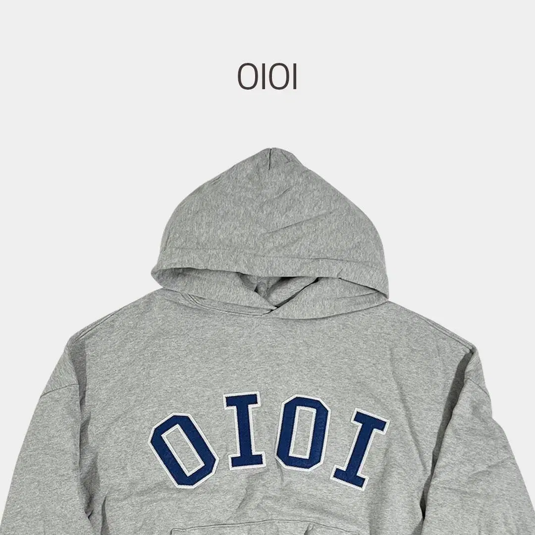 OIOI OIOI Big Logo Knit Hoodie BM2132