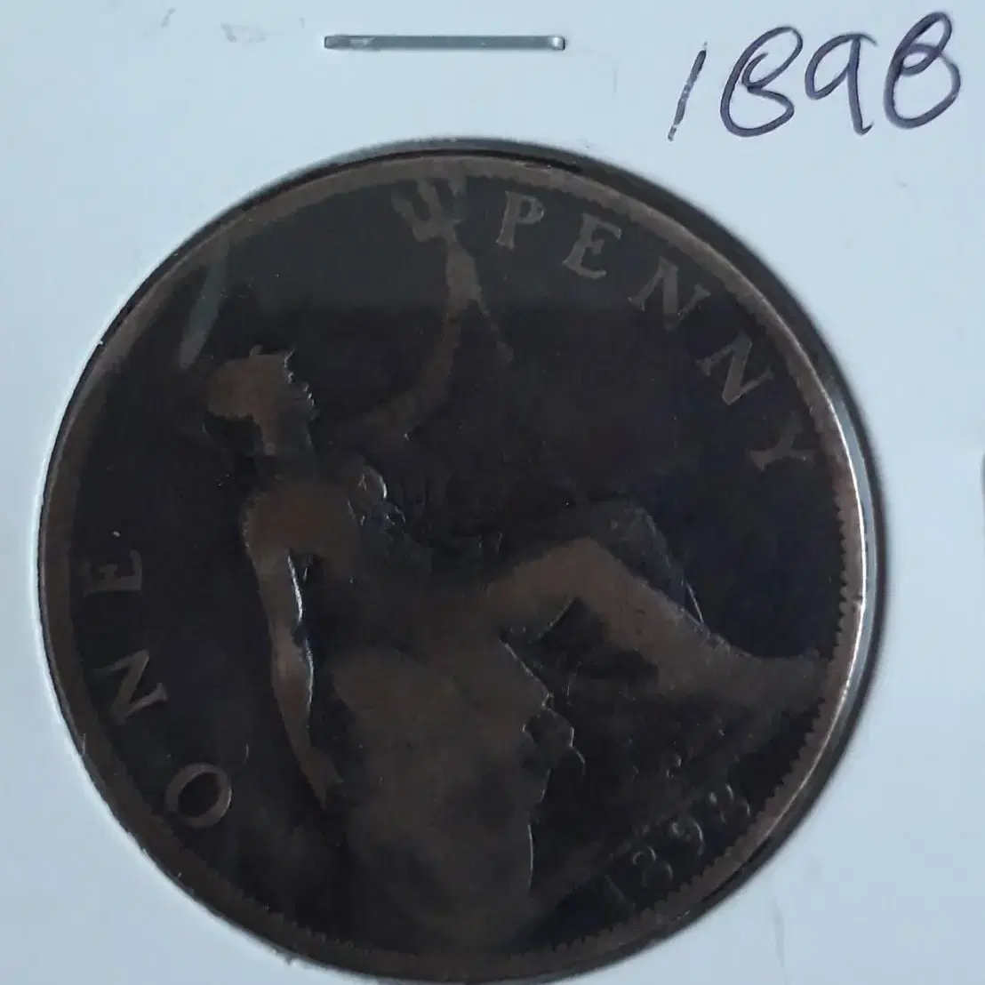 1898년 영국 빅토리아 여왕 ONE PENNY 오래된 주화임