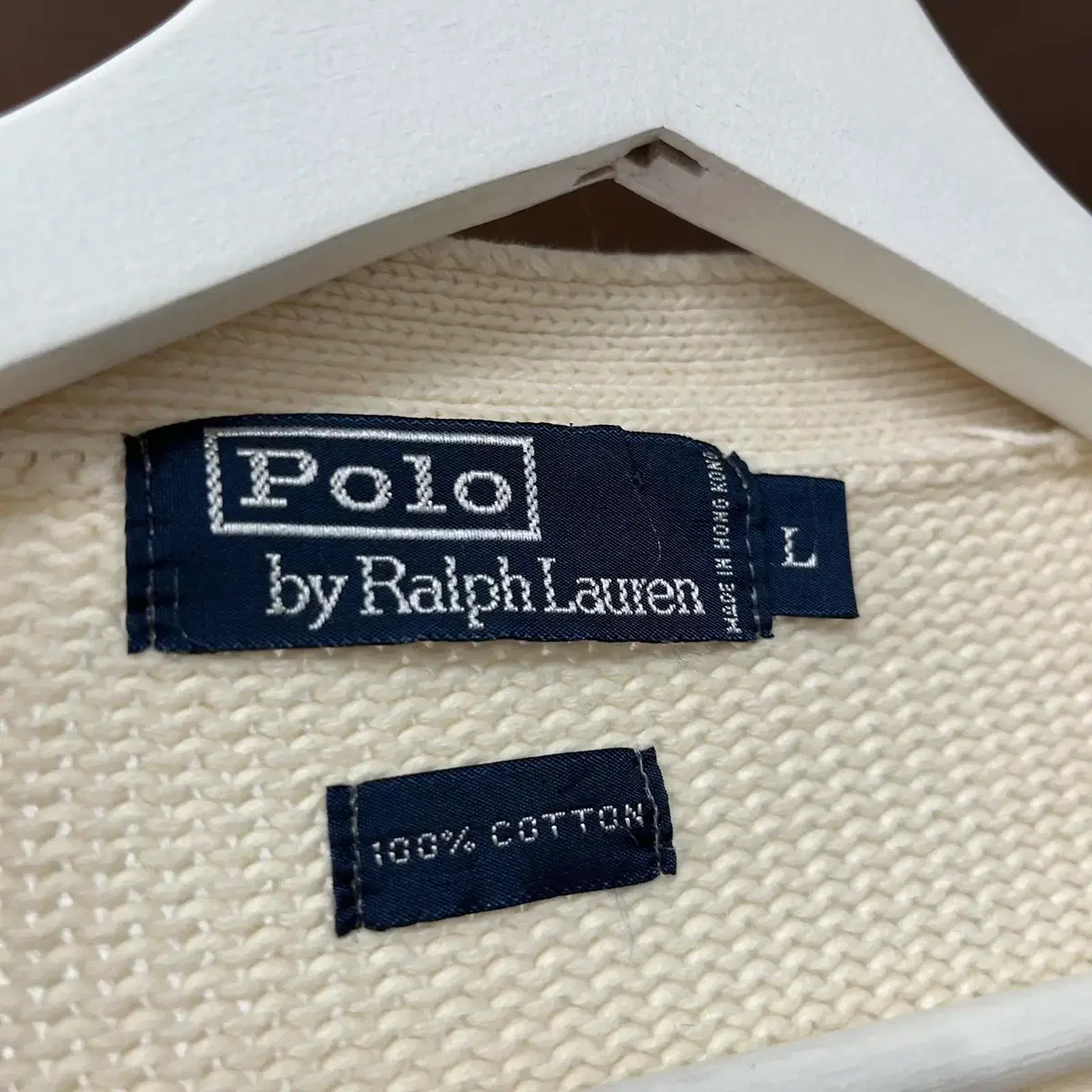 Polo ralph lauren 90's cotton cardigan