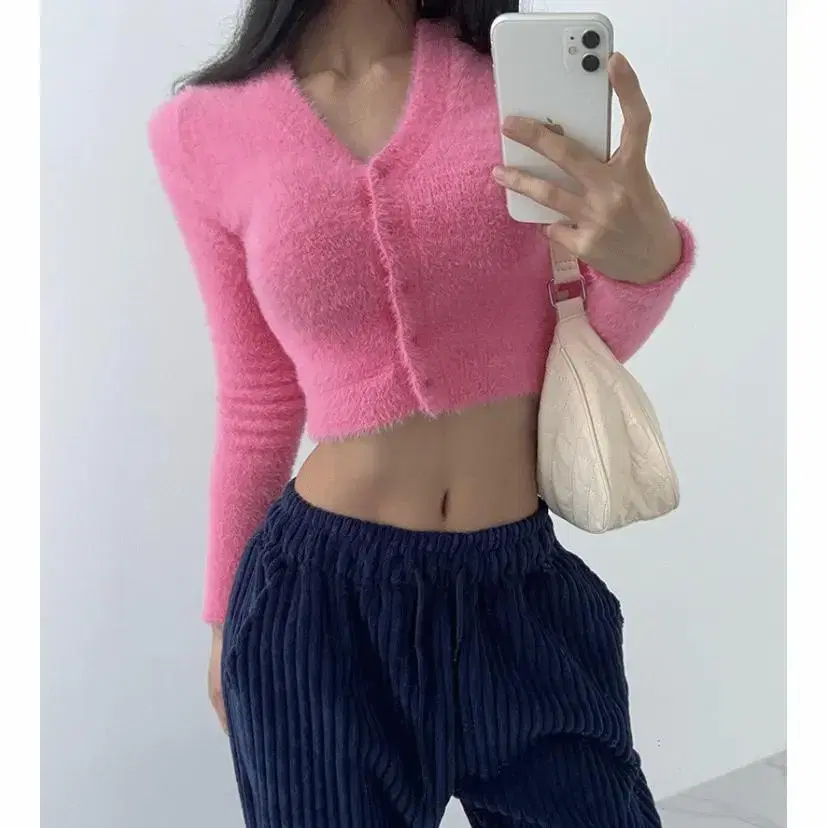 Hipnatic Pink Cropped Cardigan / New product, shipping included