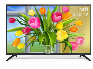 렌탈}월11900원 [더함] UHD TV 43인치 (블랙)